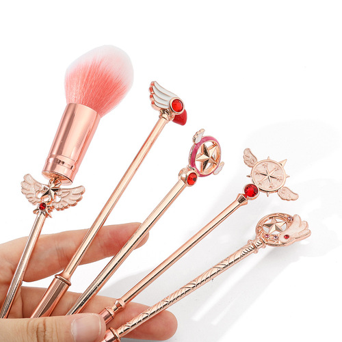 Midi Fox Sailor Moon Makeup Brush Set 10 2D Cartoon Eyeshadow Brushes Animation Commemorative Gift