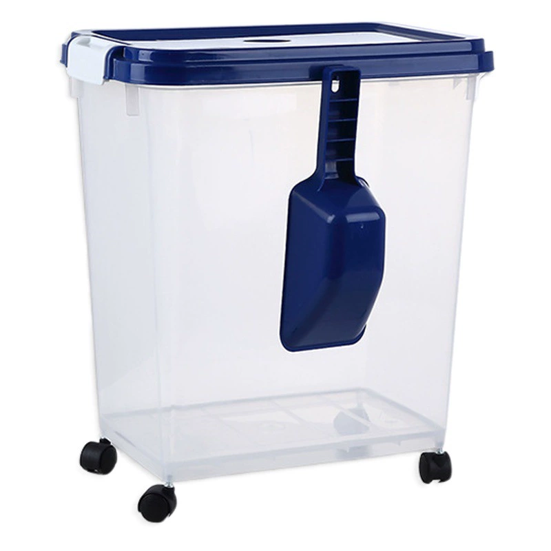 Источник завод Супер Большое бытовое влагостойкое квадратное ведро для хранения зерна для домашних животных ведро для кошачьего зерна ведро для собачьего зерна герметичное большое 15 кг