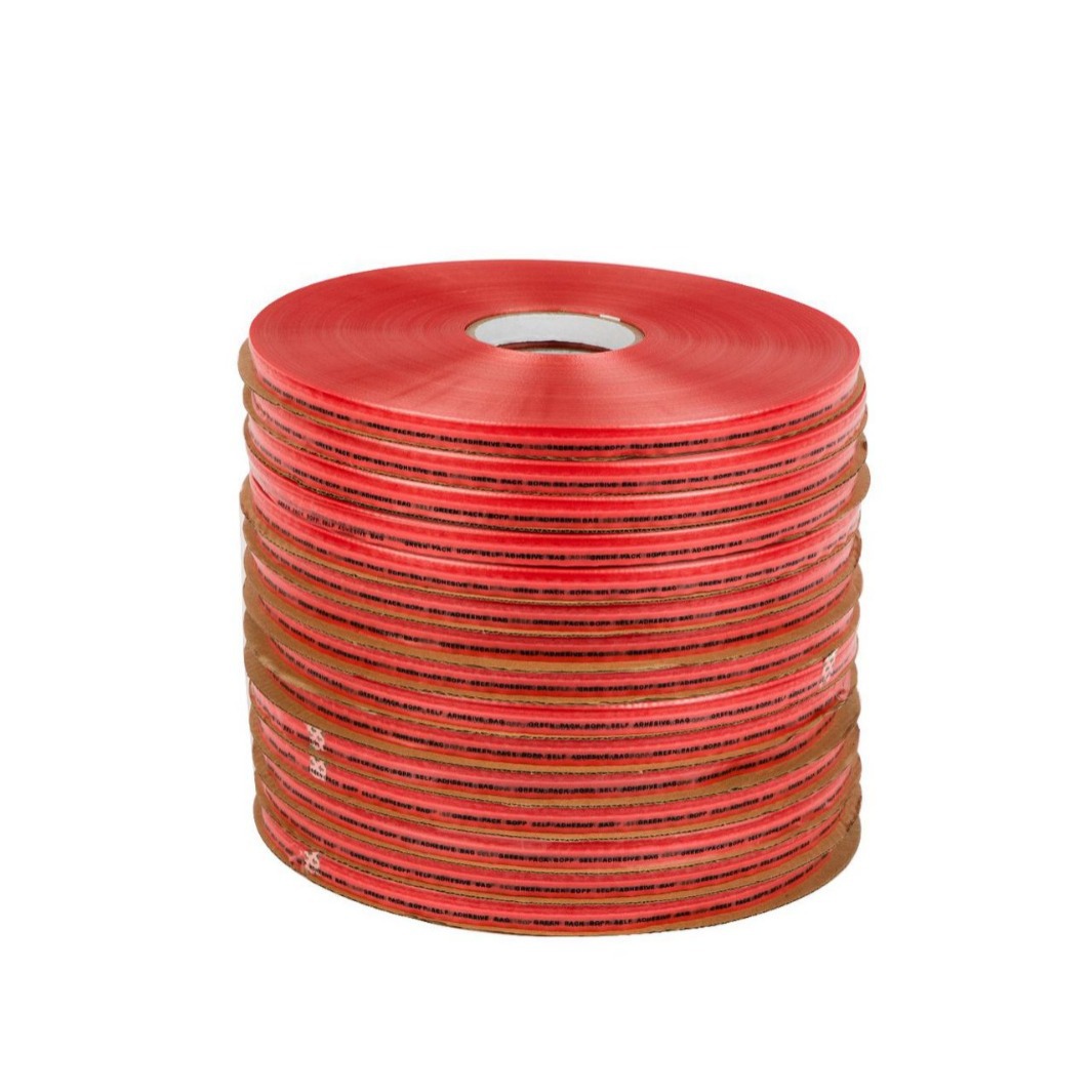 红膜PE08封缄胶带17MM*8MM*1000M封缄胶带工厂现货