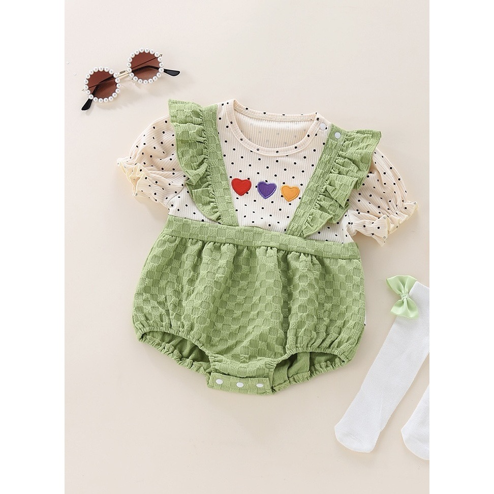 Ropa de pedo para bebés y niños pequeños verano nueva correa de bebé falsa dos recién nacidos ropa de bebé ropa de verano