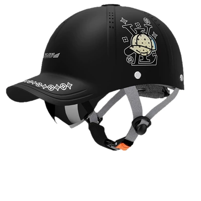 Motosiklet kaskı (dəbilqə), Electric Motorcycle Baseball Cap Helmet for