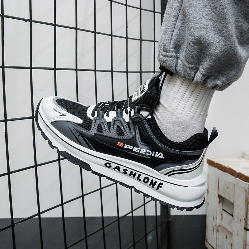 2024. aasta kevad/suvi uued hingavad topeltvõrgust spordijalatsid, paksu tallaga, kõrgust suurendavad meeste moe vabaajajalatsid_voghion.com