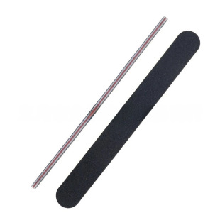 Leather double-sided grinding strip tool handmade leather grinding strip black sand polishing strip thickened grinding strip