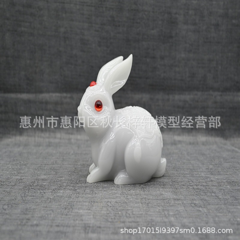 12 zodiac rabbit ornaments rabbit year mascot living room home decorations company student gifts wholesale