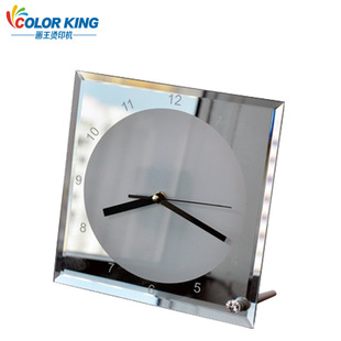 Зеркалорезоклок положительный зеркал на рабочем столе часы часы часов часы часы часы часы часы часы часы часы горячий трансфер с покрытием стеклянные часы украшения