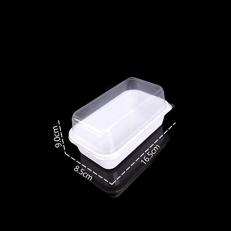 長方形のランチボックス包装箱プラスチック食品配達ボックス食品包装箱プラスチックテイクアウトパンボックスカスタマイズ可能なロゴ|undefined