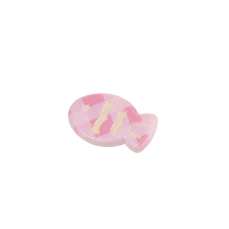 Dulce crema de viento pequeño pez clip de boca de pato de la frente de las niñas cejas laterales cabello rotos tarjetas de cabello de alta calidad no lastimar tocado de cabello