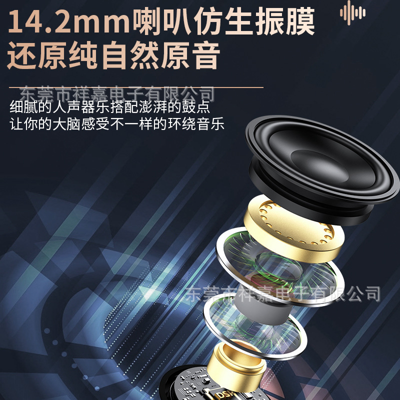 国境を越えた私型金属イヤホンtypecデジタルデコードフラットヘッドはアップルのイヤホンandroid汎用イヤホンに適している|undefined