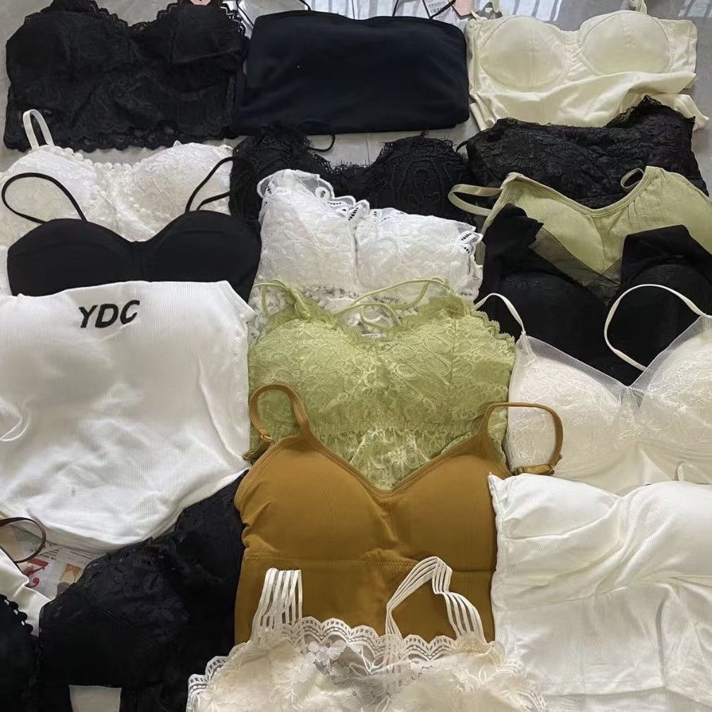Versatile Beautiful Back Camisole Bra for Women, Summer Outerwear, Integrated Base Layer, Popular Internet Sensation, with Chest Pads, Seamless