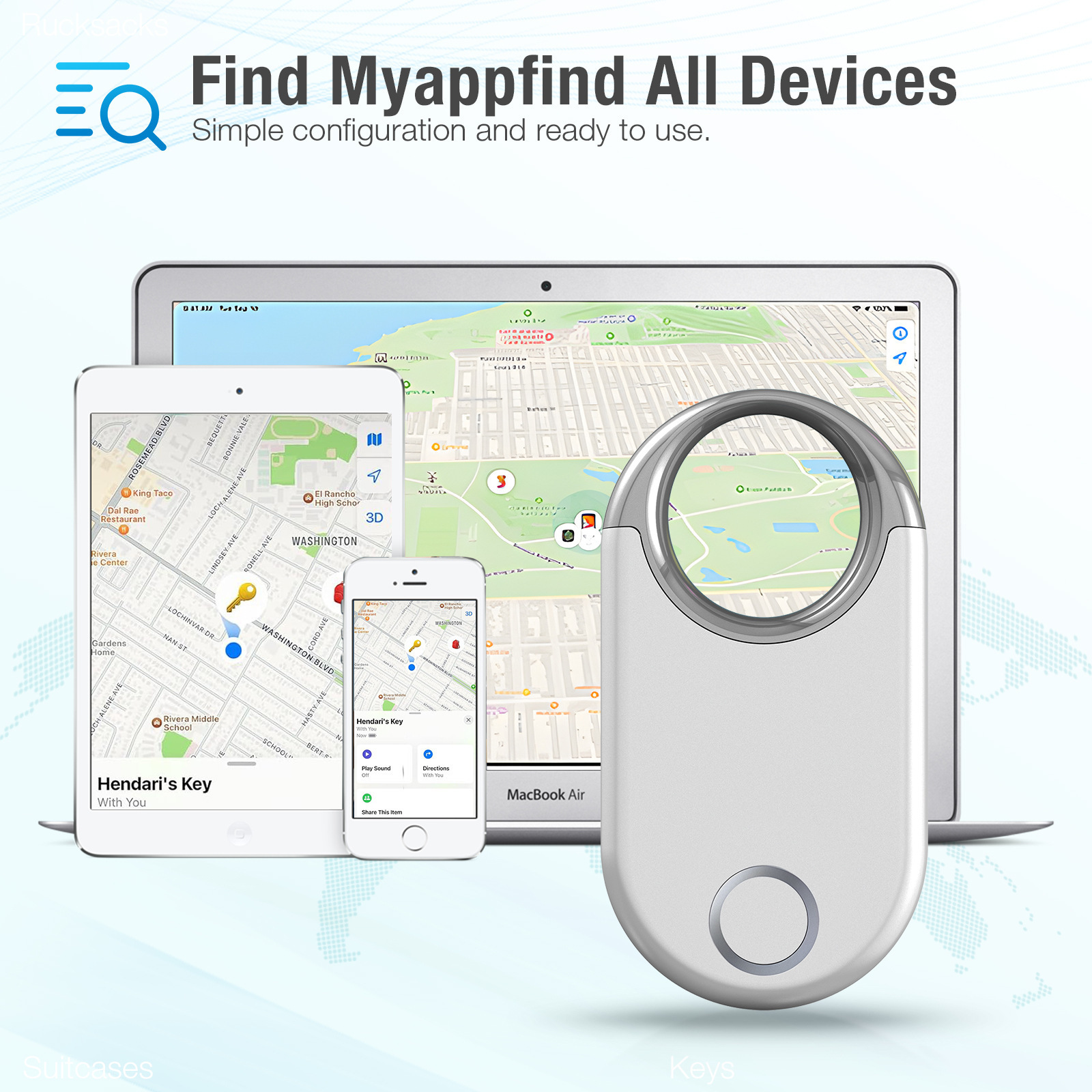 Sınır ötesi MFI kayıp önleyici cihaz anahtarlık FindMy eşya takip cihazı bagaj bulucu küresel konumlandırma