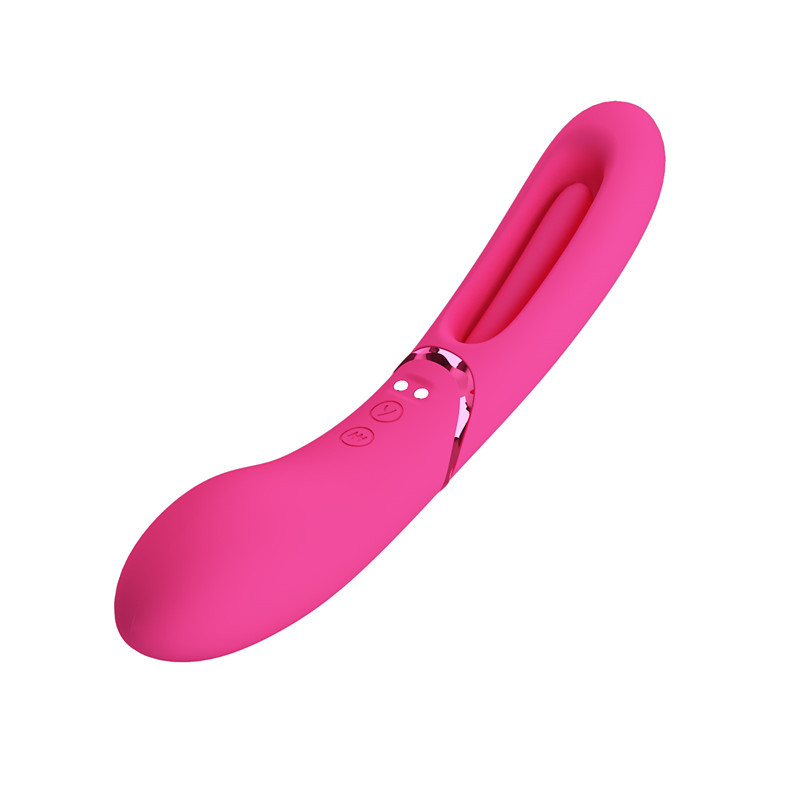 Bâton de massage vibrant en silicone rechargeable usb_voghion.com