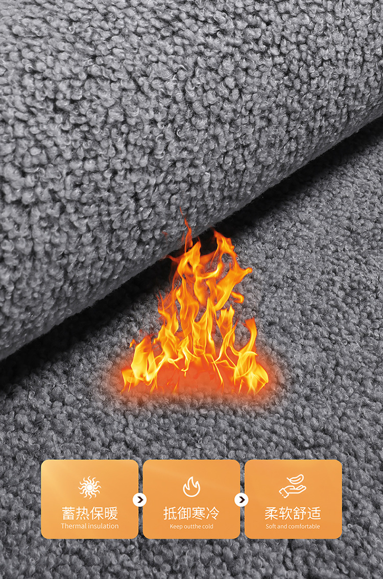Cross-border wholesale heating single-seat car cushion a generation of new interior products winter warm lamb wool