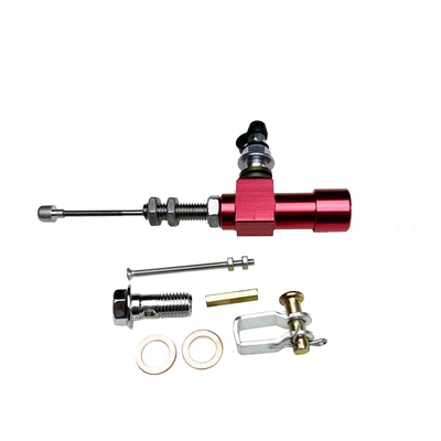 Other brake systems cable modification hydraulic kit pump - red-clutch-lower-pump-with-exhaust-screw