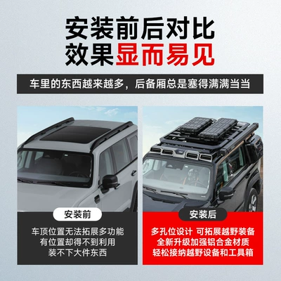 Modification Folding Ladder Expansion — Roof rack