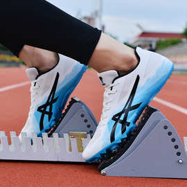 2022跨境田径鞋男训练鞋中考体育考试学生钉鞋长跑短跑立定跳远鞋