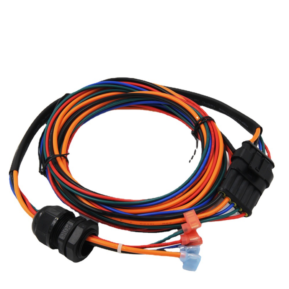 源厂供应防水马达线束 PG防水线 多款线束来样储能新能源类连接线