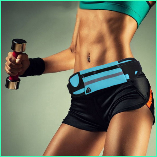 Running bag sports waist bag outdoor mobile phone anti-theft close-fitting invisible multi-functional men's and women's marathon belt mobile phone bag