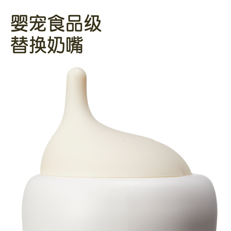 Biberón para mascotas para cachorros, especial para cachorros, resistente a morder, anti-asfixia, sin flatulencias, chupete de silicona suave, biberón resistente a morder al por mayor