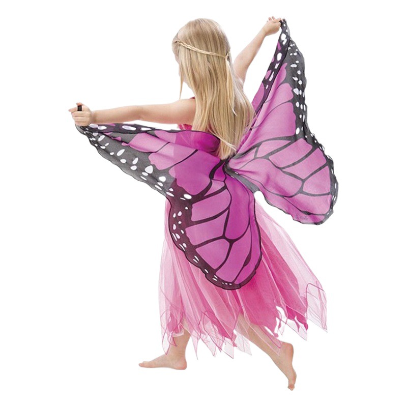 Cross-Border New Children's Costume Elf Style Angel Butterfly Wings Cape Mask Halloween Stage Performance Costume