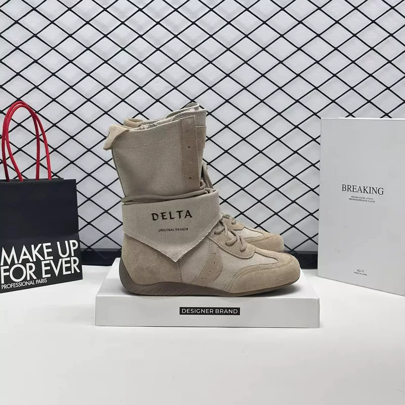 Martens, summer thin low boots platform, breathable footwear