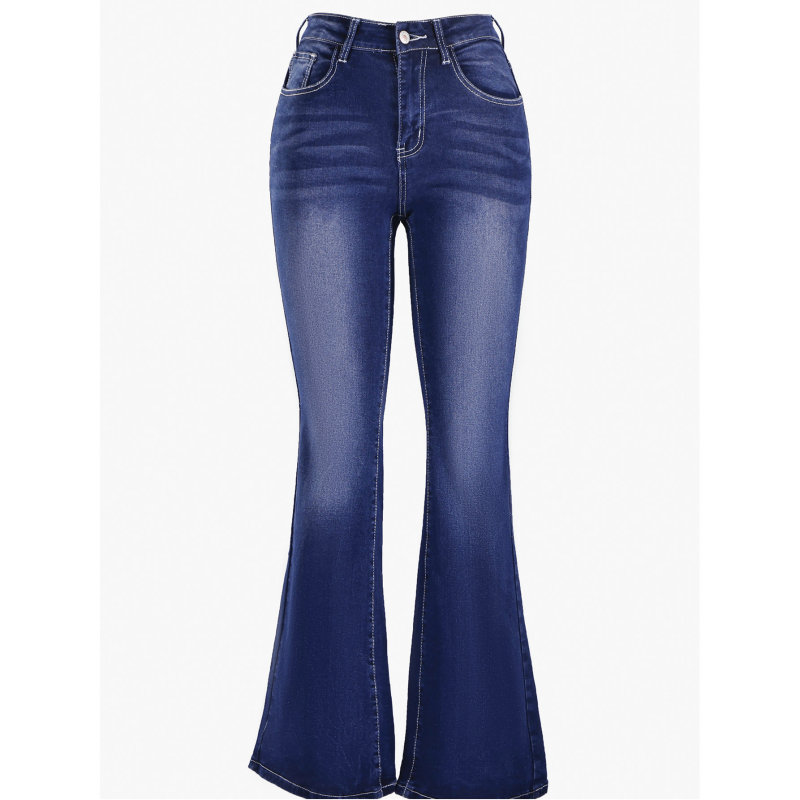 American Retro Dark Blue Flared Jeans for Women, Autumn 2025 New Low-Waist Slim-Fit Floor-Length Bell-Bottom Pants American Retro Dark Blue Flared Jeans for Women, Autumn 2025 New Low-Waist Slim-Fit Floor-Length Bell-Bottom Pants