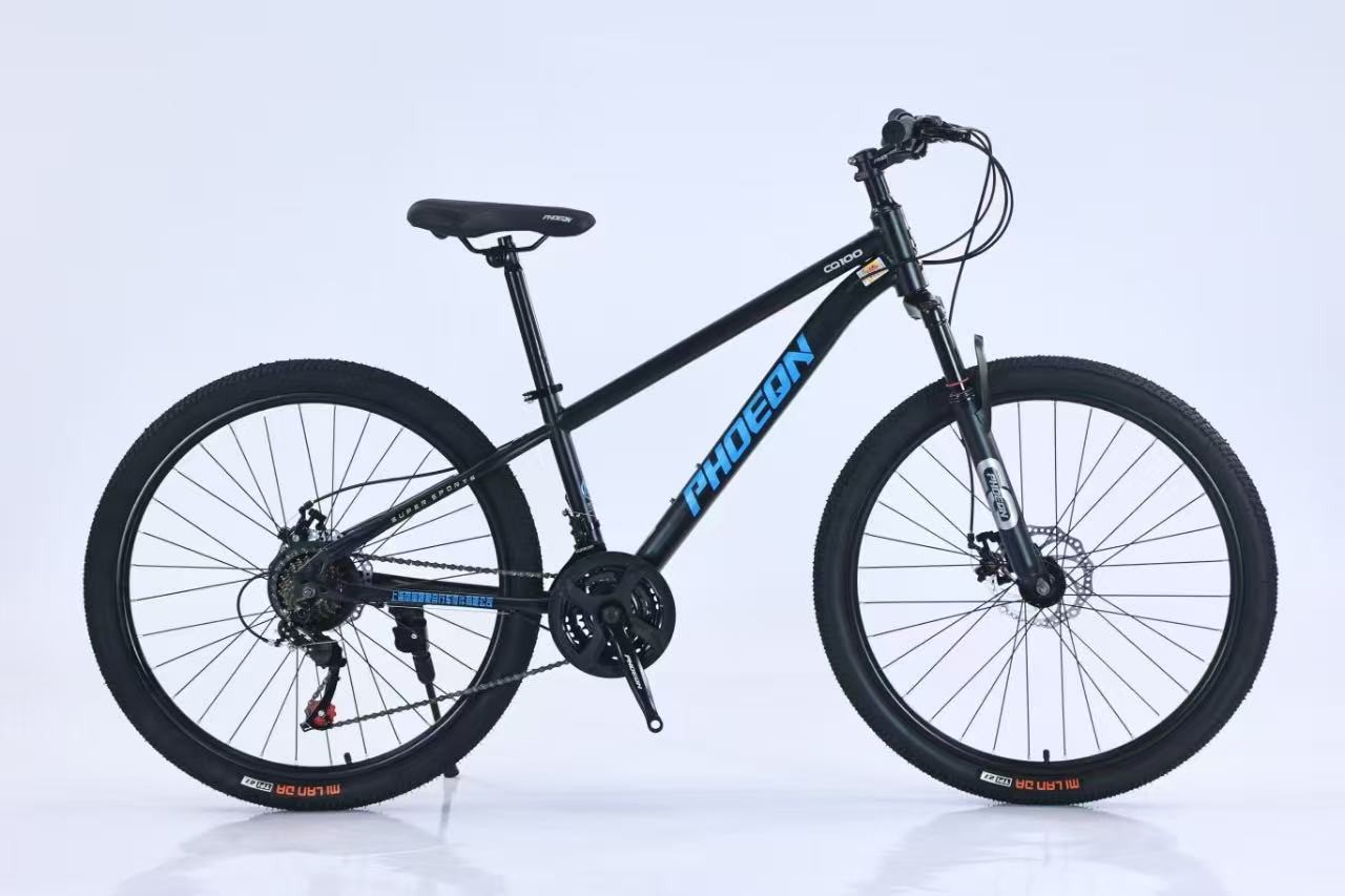 Bicicleta de montaña de 24 pulgadas 26 pulgadas 21 velocidades de amortiguación bicicleta de velocidad variable para hombres