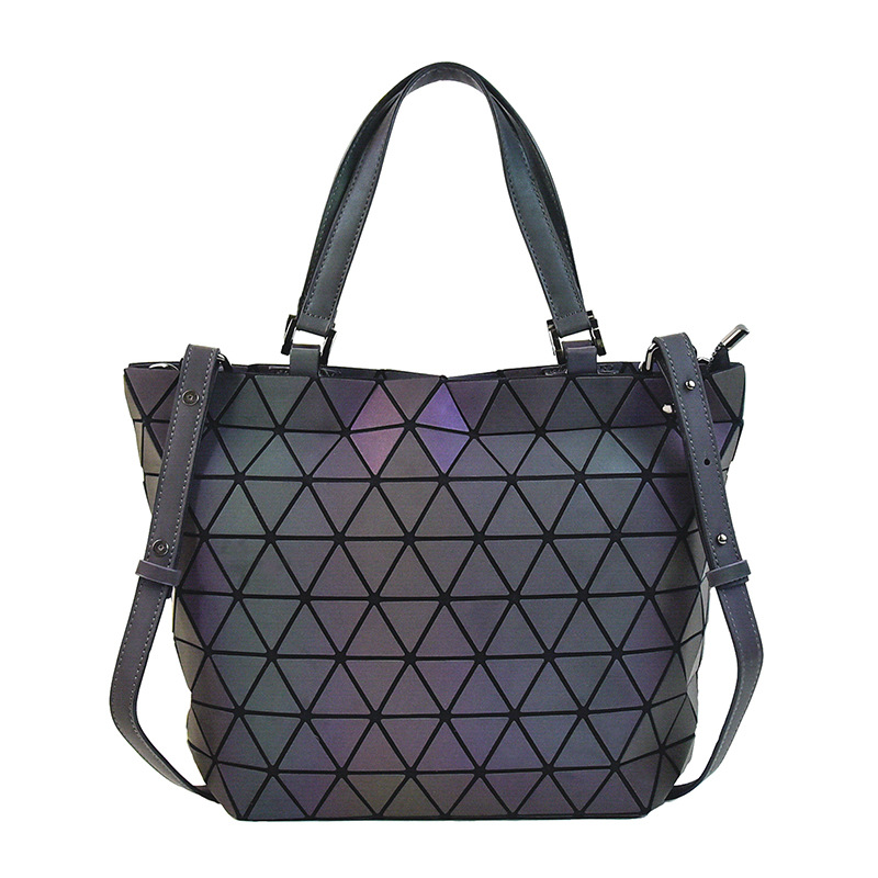 Borsa a tracolla geometrica luminosa donna borsa a secchiello_voghion.com