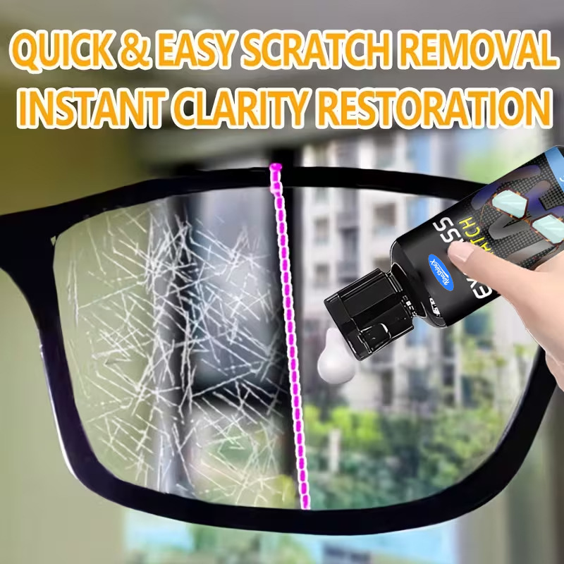 Kineshinex Glasses Scratch Repair Agent, Lens Polishing Paste, Frame Repair Wax, Multi-Purpose Anti-Scratch Care for Eyes Kineshinex Glasses Scratch Repair Agent, Lens Polishing Paste, Frame Repair Wax, Multi-Purpose Anti-Scratch Care for Eyes