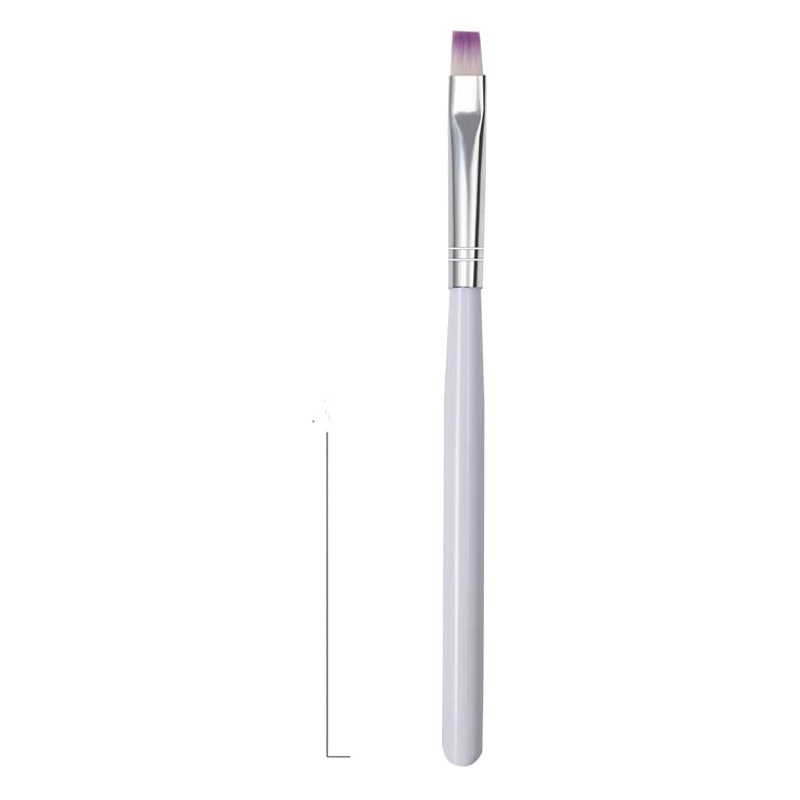 Cross-border varilla blanca especial de uñas de fototerapia pluma púrpura cabeza gradiente de color de fototerapia fila pluma tallada herramientas de uñas al por mayor