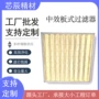 初中除尘袋式板式过滤器