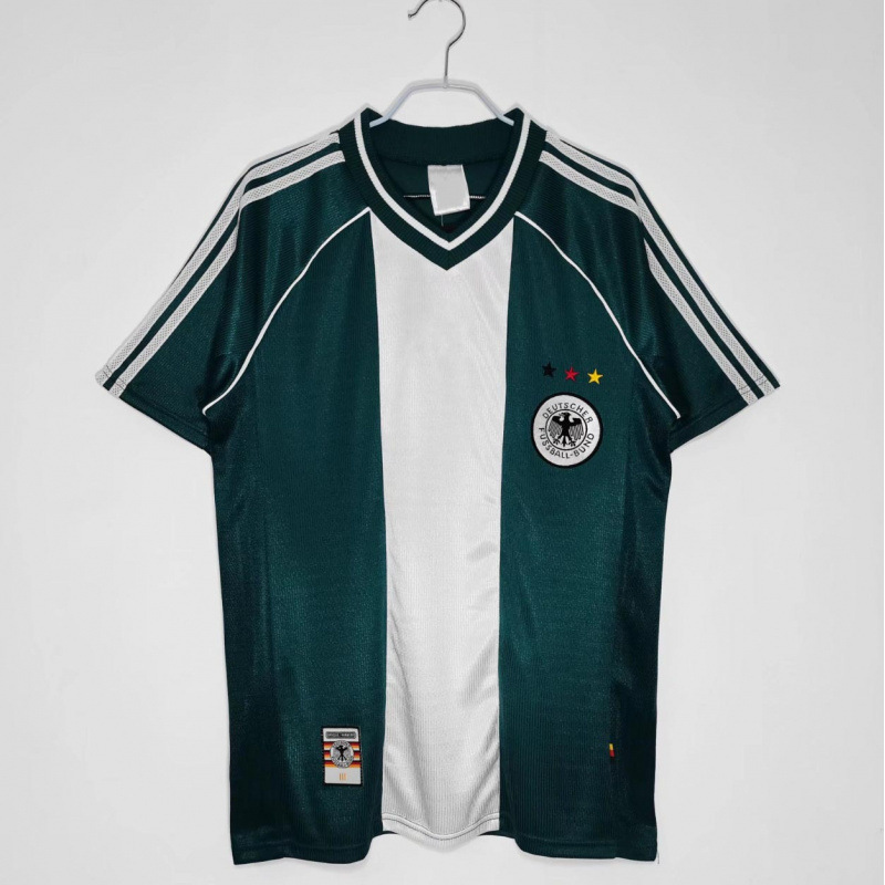 Colección de fútbol retro popular Argentina Alemania Inglaterra Brasil Copa Mundial de fútbol de manga corta