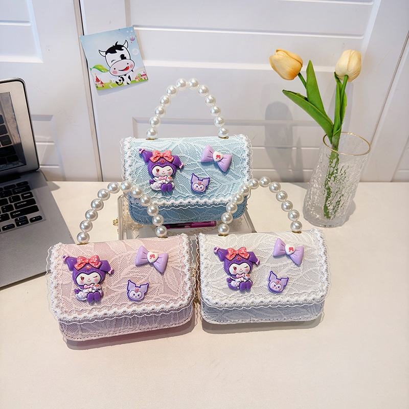 Nuevo niño Kulomi bolso de hombro de moda pequeño viento fragante bolso de niña para salir bolso de hombro coreano universal