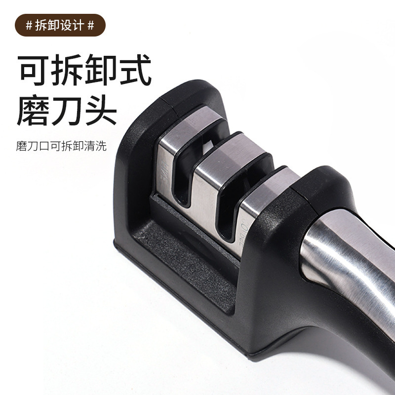 国境を越えた新型家庭用キッチン研削工具包丁開刃物研削器二段専門快速研削工具|undefined