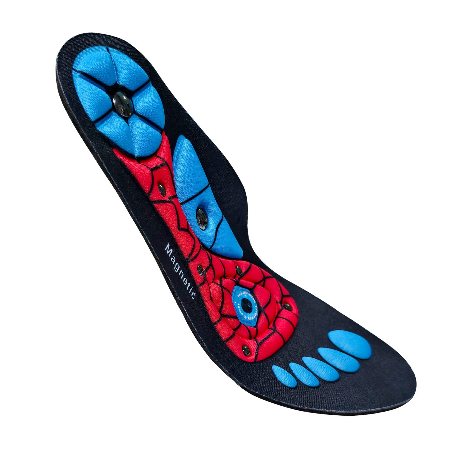 Magnetic Massage Insoles Arch Support Breathable Foot Pads_voghion.com