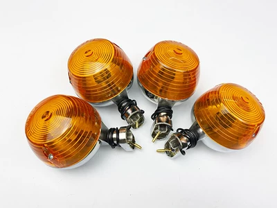 Motorcycle parts Jialing 70JH70 Jialing 48 moped aluminum shell turn signal light assembly (Dönmə işıqları) - 4-turn-signal-lights-aluminum-back-shell