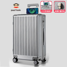 大嘴猴行李箱多功能拉链密码箱可登机充电线接口28英寸拉杆箱批发