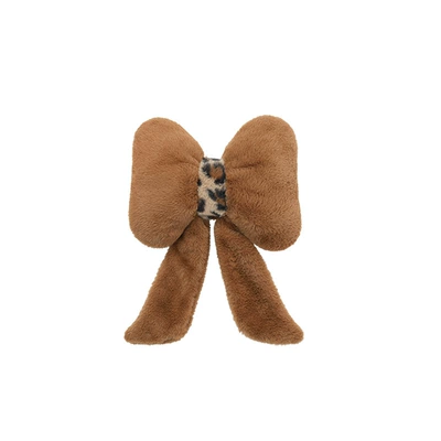 Seat cushion, seat cover – Cross-Border Use - rabbit-fur-brown-ribbon-headrest-leopard-print-girdle
