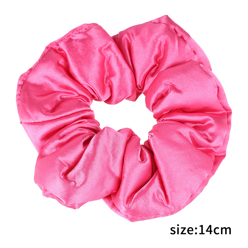 Anillo de pelo de intestino grueso suave francés para mujer 2025 nuevo círculo de intestino grueso coreano de alta gama Advanced Large Hairy Cuerda para la cabeza para mujer