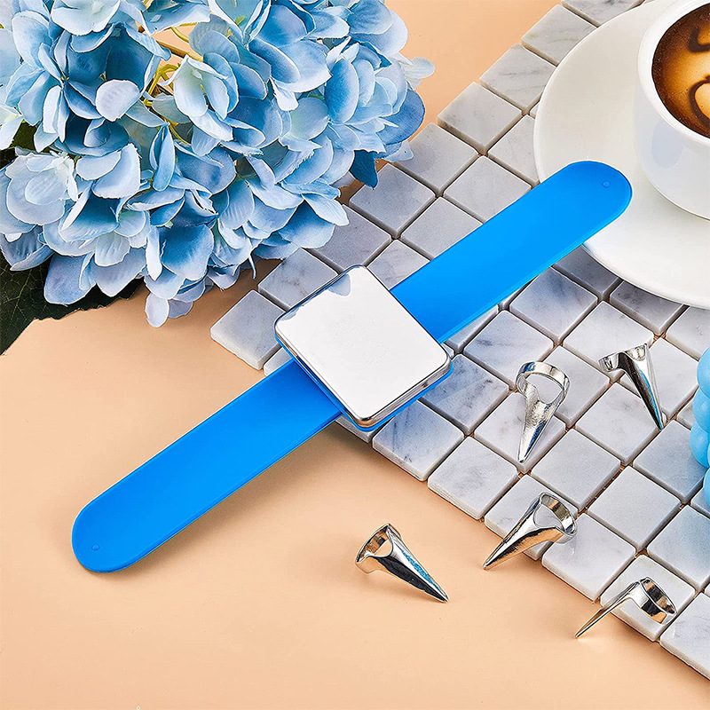 Barber herramienta pelo trenzado updo pelo capas anillo de uñas Plus belleza pelo pulsera raqueta aguja de horquilla magnética dispositivo de succión