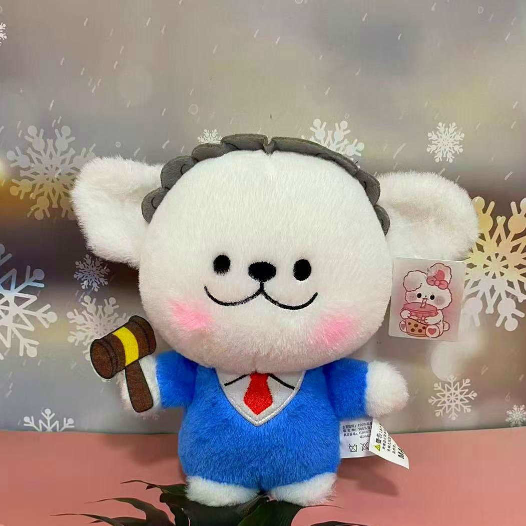 Nueva máquina de agarre, máquina de garras, muñeca, juguete de peluche de ocho pulgadas, lanzamiento de boda, logotipo impreso, evento de empuje, regalo