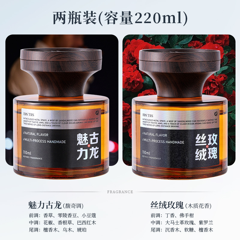 Guanshan 車のアロマセラピー車の香水装飾長期的な香りハイエンドの装飾品家庭用デュアル目的フレグランス消臭|undefined