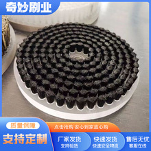 厂家直供工业圆盘刷抛光尼龙硬毛刷 清扫除尘扫路清洗圆盘刷