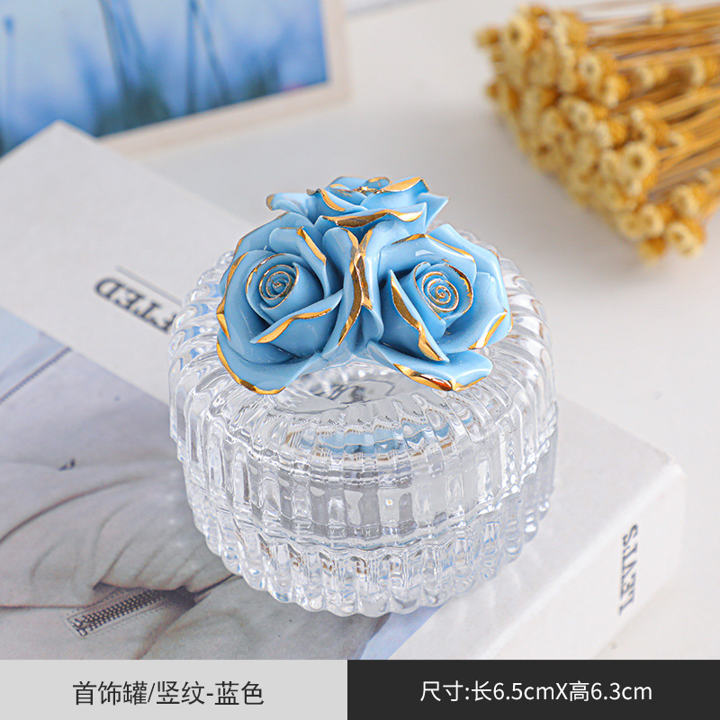 Tres rosas (azul) rayas verticales