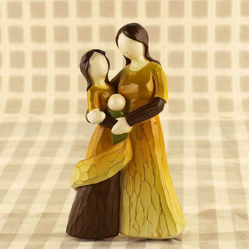  New Product Mother's Day Character Ornaments for Parents, Children, Family, Bedside, and Living Room Decoration Creative Ornaments
