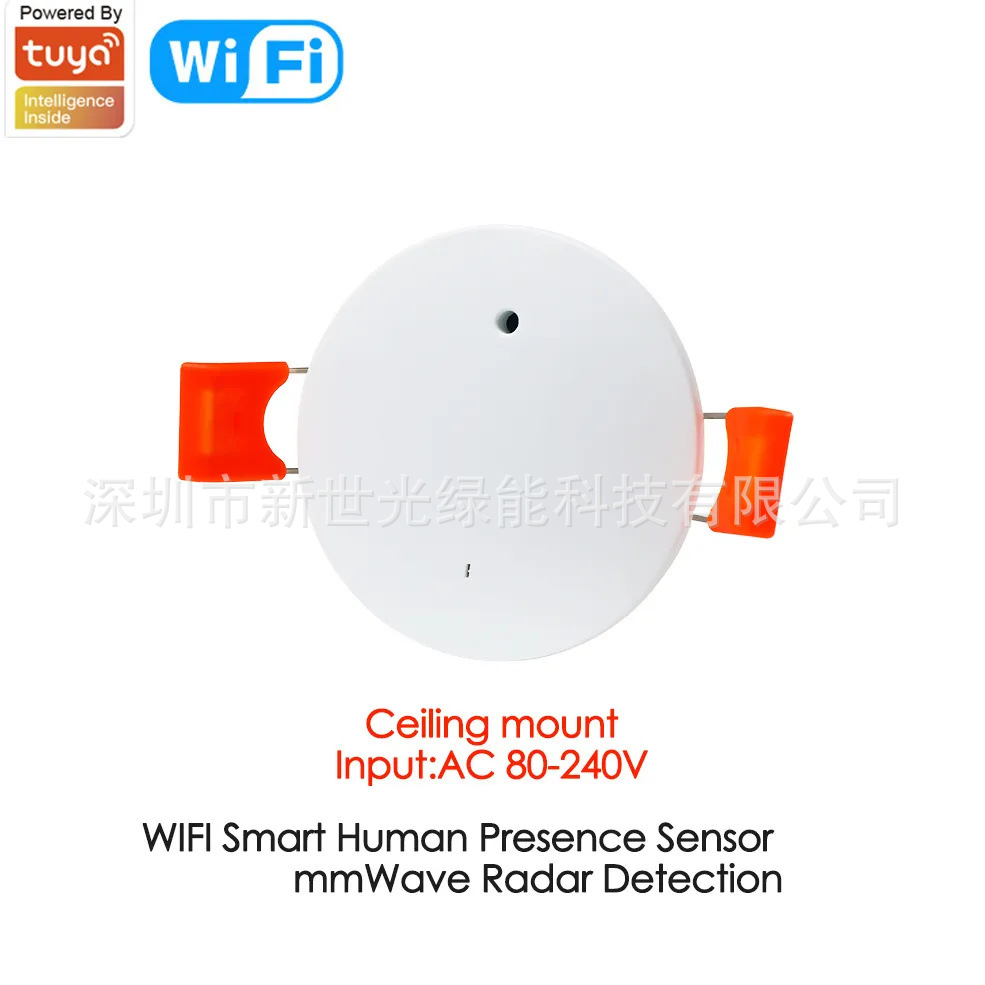 En stock Tuya Zigbee24G sensor de presencia humana sensor de radar de onda milimétrica inteligente Wifi5.8G