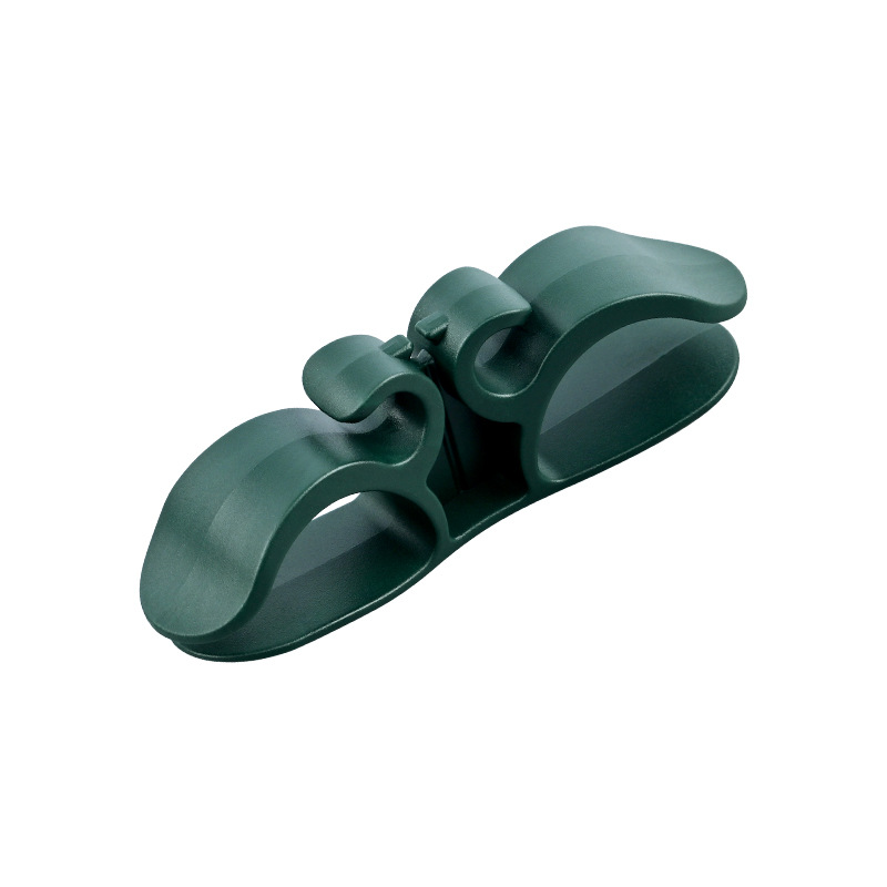 Alambre de almacenamiento de cocina titular de alambre clip de alambre hogar cable organizador pared pegatina Punch-libre energía Winder