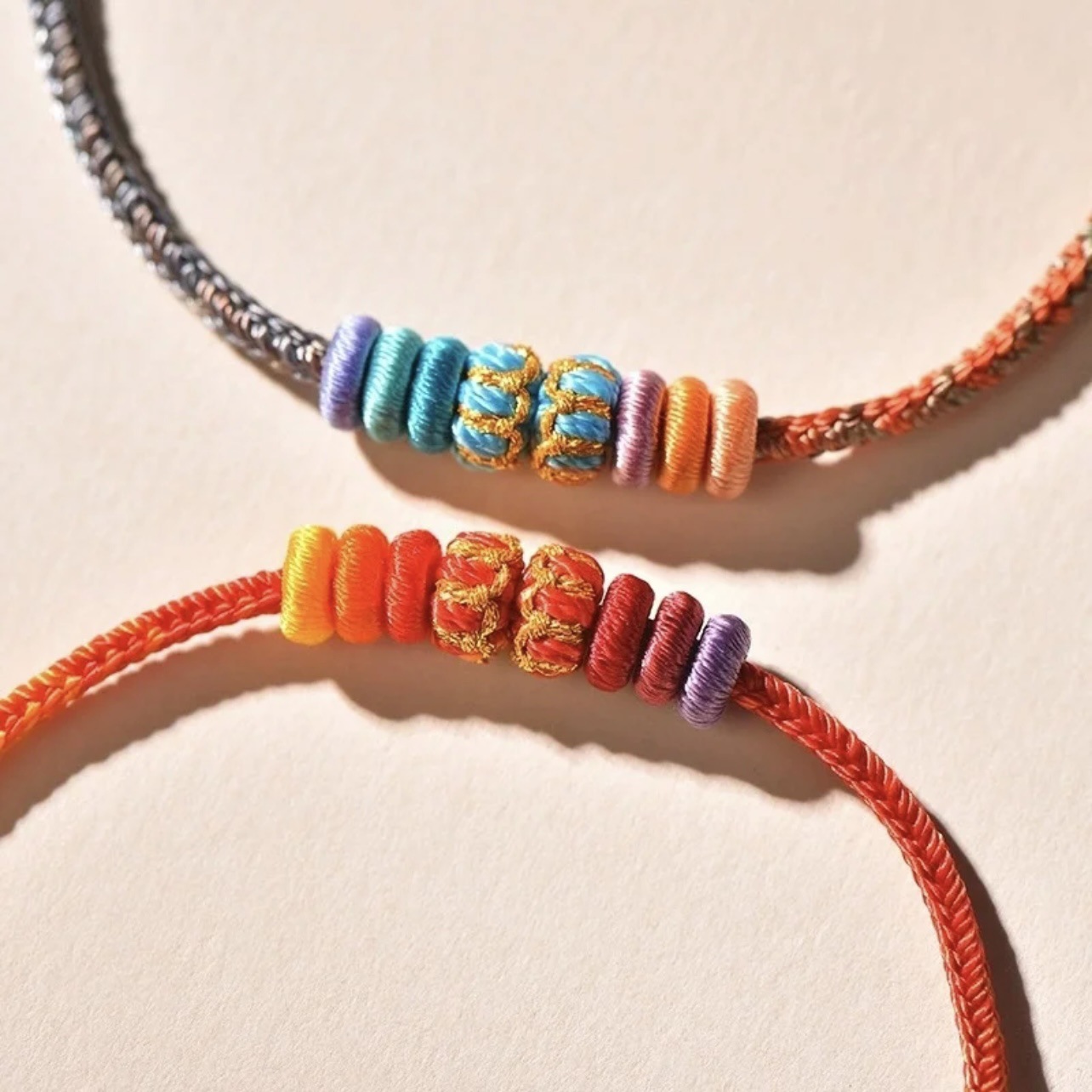 Colorful Hand-Woven Bracelets, National Fashion, Color Matching, Good Luck Accessories for the Year of Birth, Girlfriends, Couples, Students, Ethnic Style