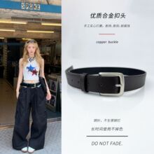 腰带饰品辣妹时尚简约腰带装饰气眼皮带厂家女士皮带朋克针扣