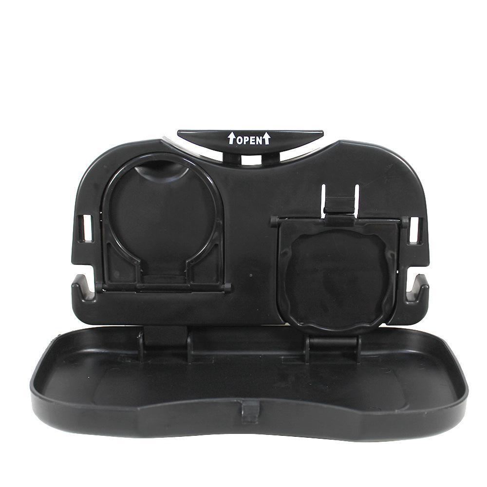 Cross-Border Amazon Best-Selling Car Dinner Plate Multi-Functional Foldable Dining Table Drink Holder Cup Holder Car Seat Back Storage Tray