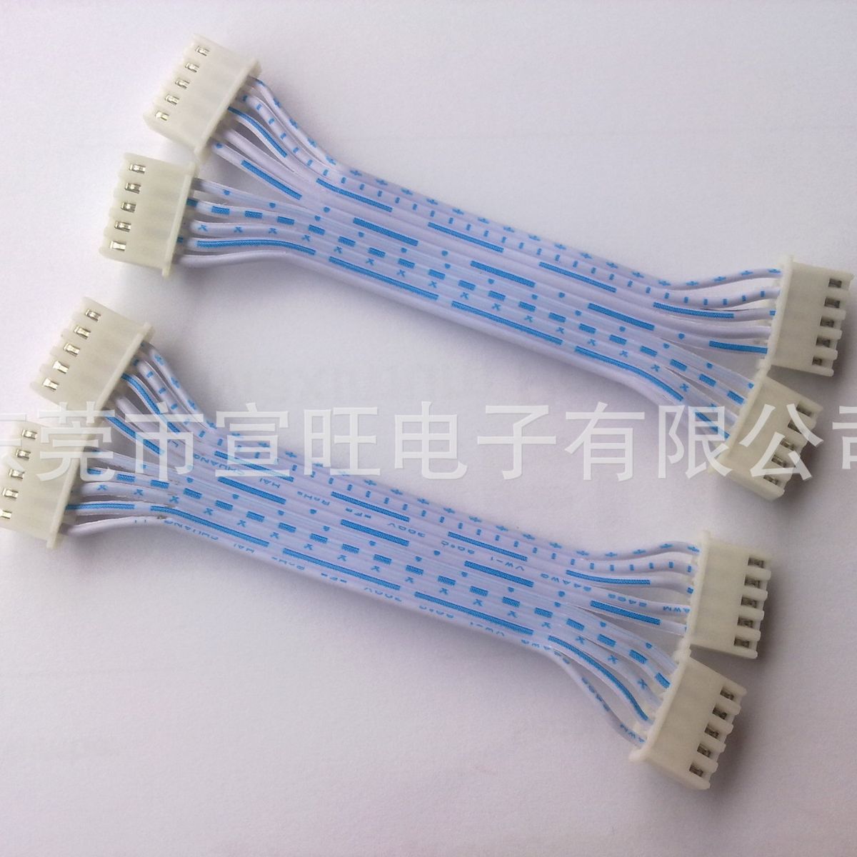 2468  24#  XHB带扣端子线-国标蓝白排线